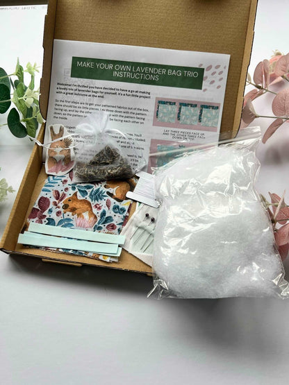 Make your own lavender bags with our DIY Trio Kit.