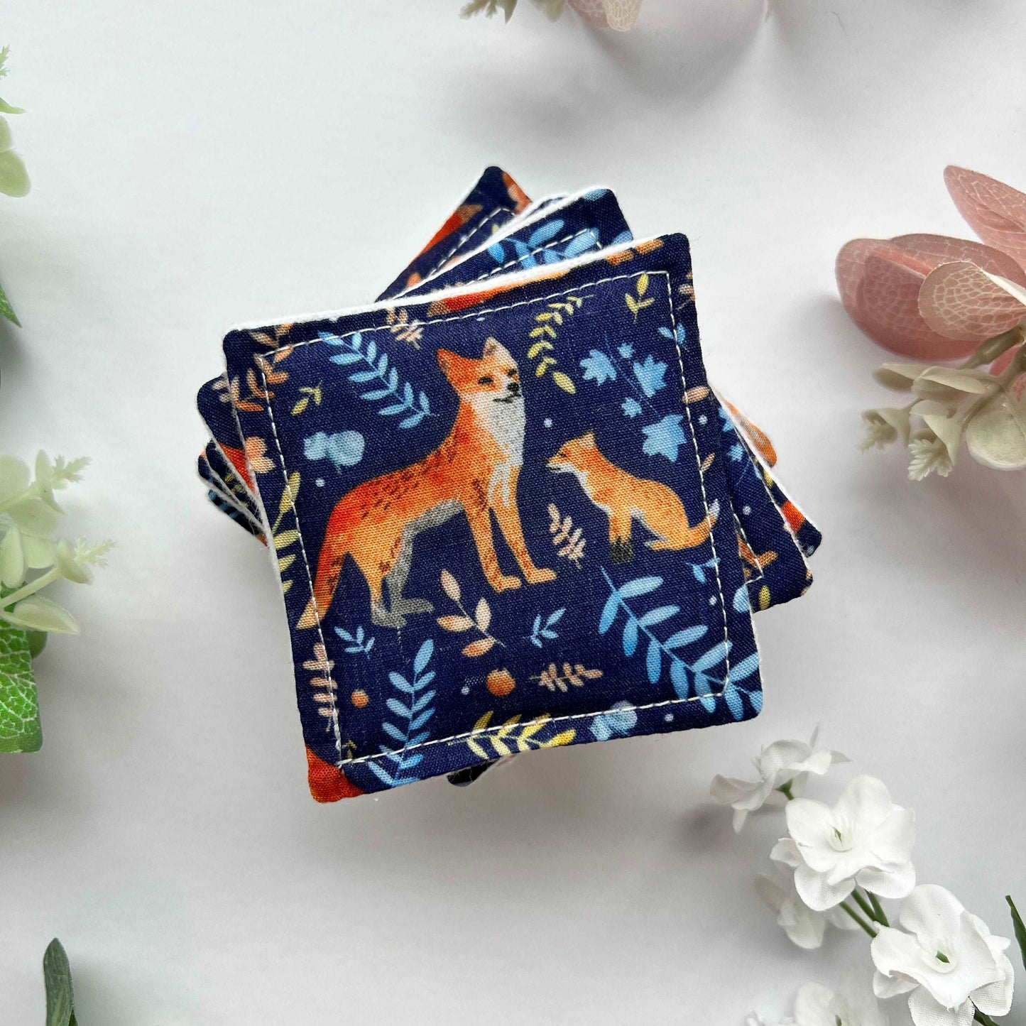 Gentle fox skincare pads, perfect fox gifts for her.